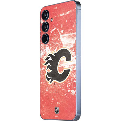NHL Calgary Flames Frozen Galaxy A55 5G Skin